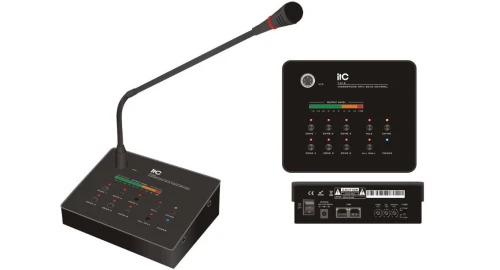 Microphone d'appel à six zones ITC T-216 