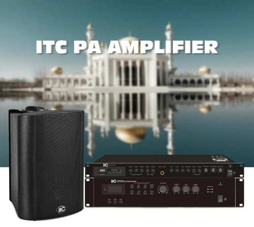 Amplificateur de mosquée multimédia à 2 canaux T-2500ME