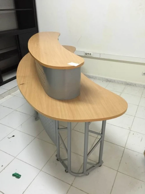 comptoir de réception design