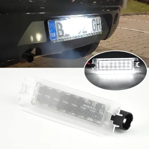 Plaque immatriculation lampe LED