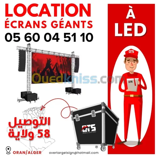 location écrans géants à LED