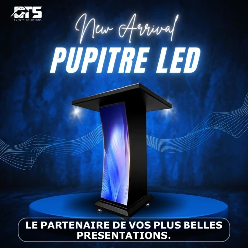 OTS EVENTS SOLUTIONS FABRICATION D'ECRANS GEANTS A LED. New Arrival. pupitre à led