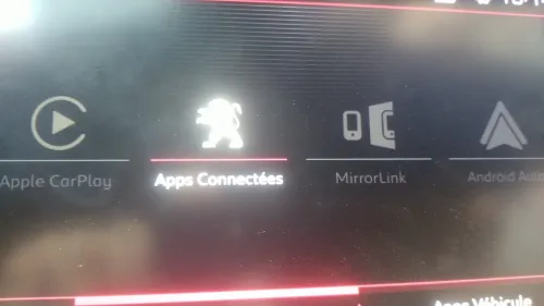 Android auto car Play Peugeot 