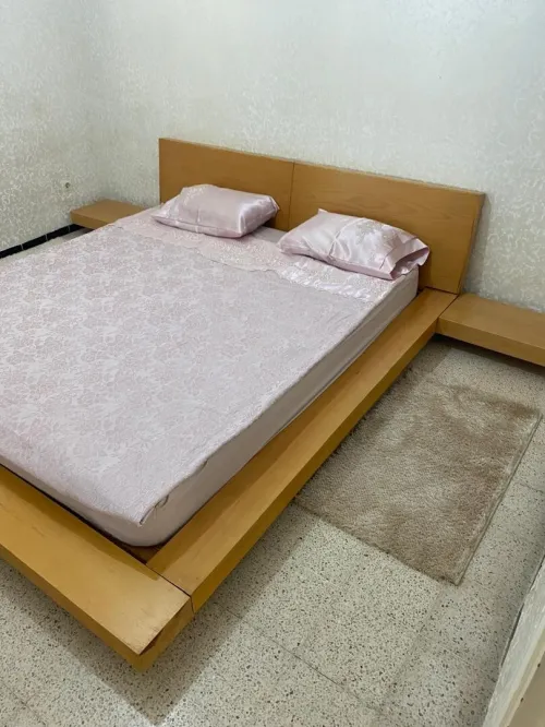 Chambre à coucher bois hêtre