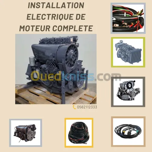 Installation électrique complète Moteur Deutz 3/4/6