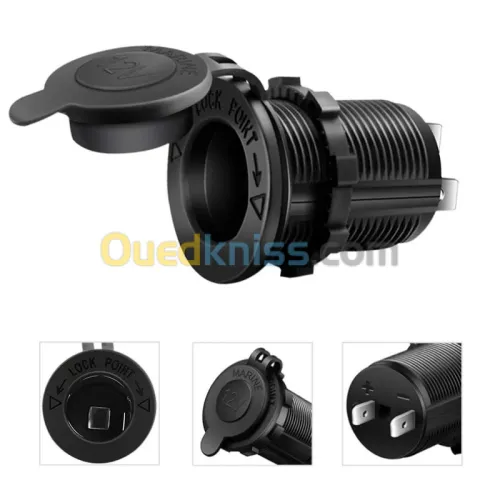 Prise de courant standard 12V Waterproof