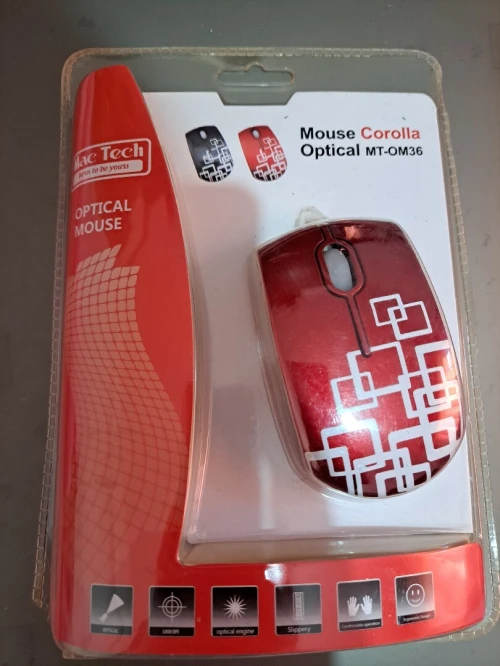 Souris Mac tech disponible noir et rouge