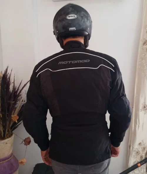Vest moto et casQue