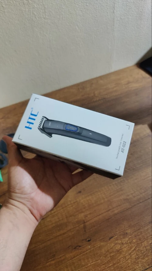 Tondeuse Cheveux HTC Rechargeable  Réglage Coupe Barbe & Coiffure  Haute Précision