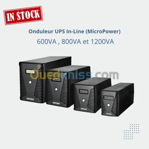 Onduleur In-line (600VA, 800VA, 1200VA)