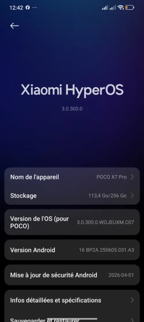 Xiaomi Poco x7pro