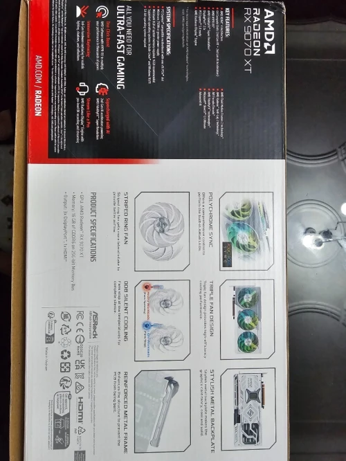 ASROCK STEEL LEGEND RX9070 XT
