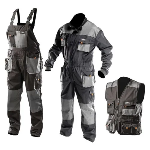 Tenue de travail, combinaison, salopette, casque, gilet..