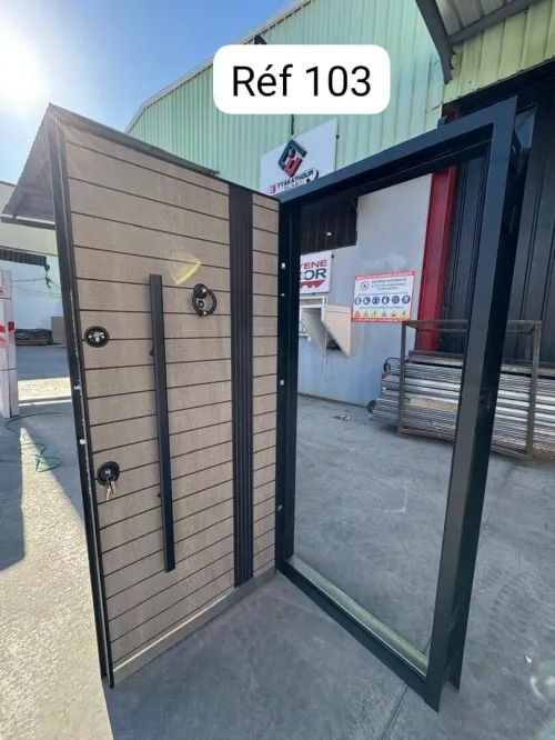 porte blindée extérieur et porte intérieur 