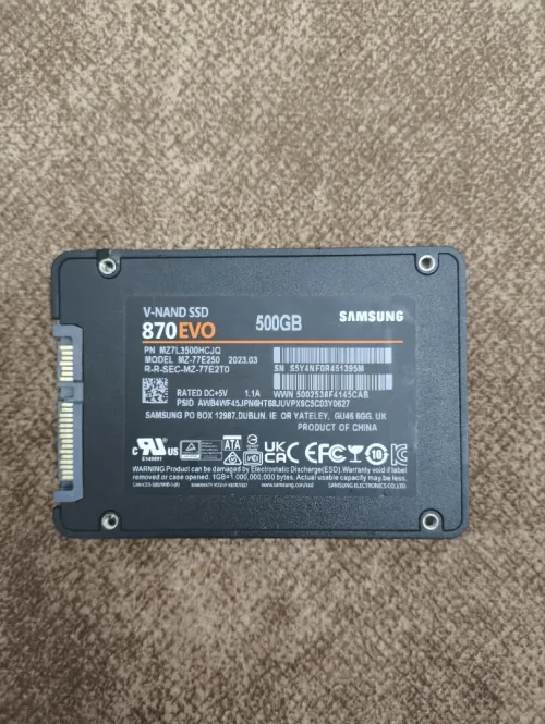 SSD SAMSUNG 870 evo 500gb