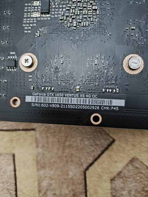 Msi GTX 1650 Ventus 2x OC