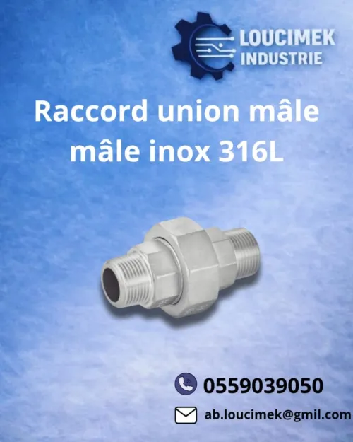 Raccord union à portée conique