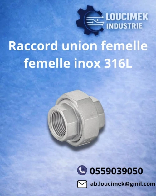 Raccord union à portée conique