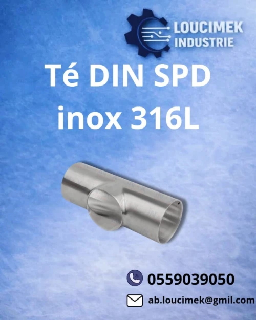 Té DIN SPD inox 316L