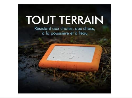 LaCie Rugged RAID Shuttle, 8 To, Disque Dur Externe Portable HDD - USB-C