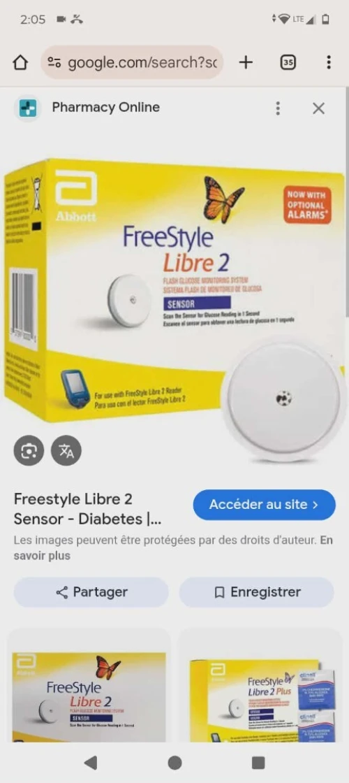 Capteur pour les diabétiques