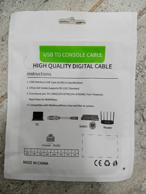 Console Usb Rj45