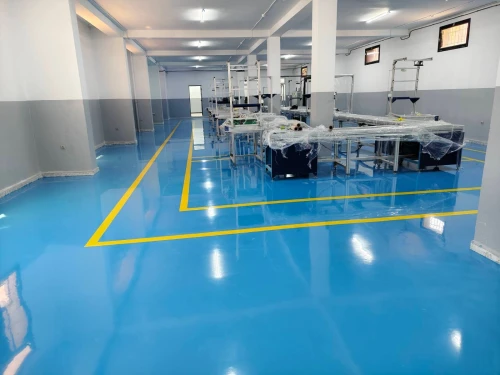 Résine Époxy Industrielle , Sols Industriels pour Usines et Entrepôts