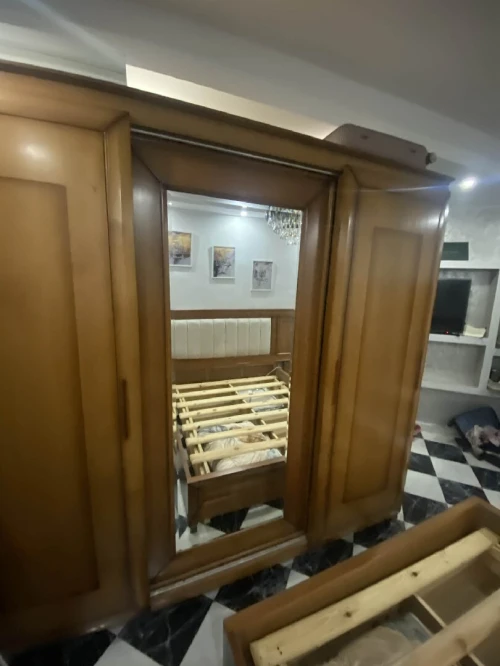 Chambre à coucher bois hêtre