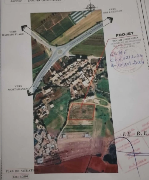 Vente Terrain Mostaganem Sidi lakhdaara