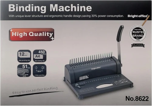 BRIGHT OFFICE BINDING MACHINE NO.8622