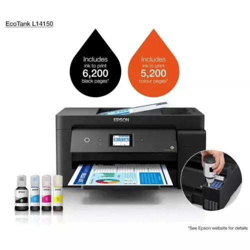 Imprimante Epson EcoTank L14150 multifonction A4/A3 