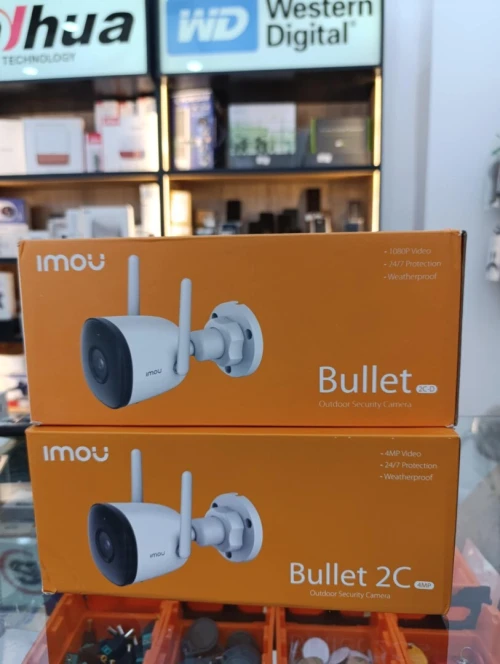 IMOU Bullet 4MP ET 2MP 2K WIFI IP Etanche Full COLOR
