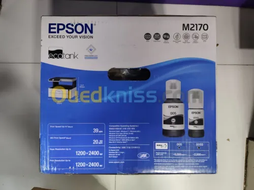 IMPRIMANTE MULTIFONCTION EPSON  M2170 À RESERVOIRS RECHARGEABLES