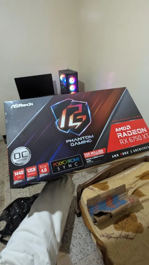 AMD 6750XT 12GB ASRock phantom gaming
