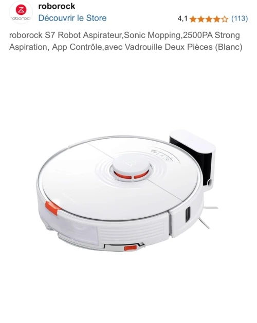 Aspirateur robot laveur 