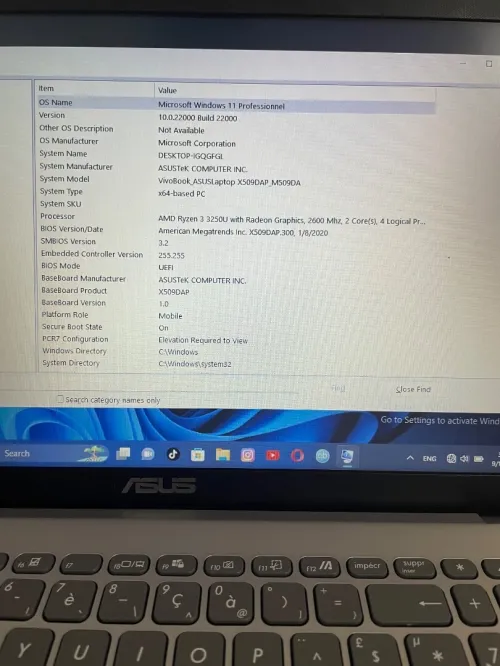 LAPTOP ASUS M509D 