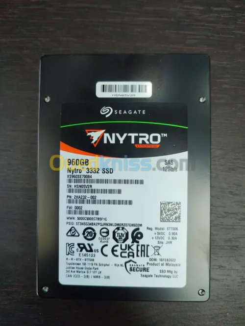 SSD SAS 2.5" 960gb 12Gb/s Seagate Nytro 3332 