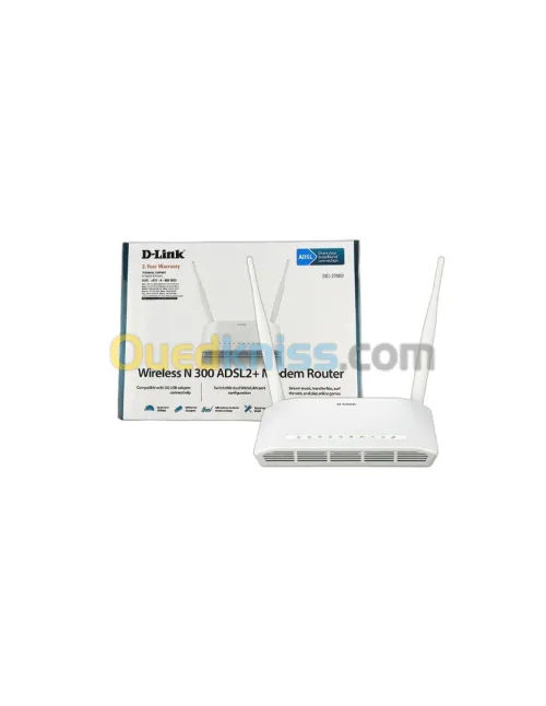 Routeur ADSL2+ D-Link 2750 300mbps