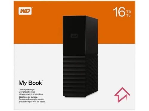 WD MY BOOK 16TB - DISQUE DUR EXTERNE DESKTOP HDD 3.5" - USB 3.0 - BACKUP HAUTE CAPACITÉ