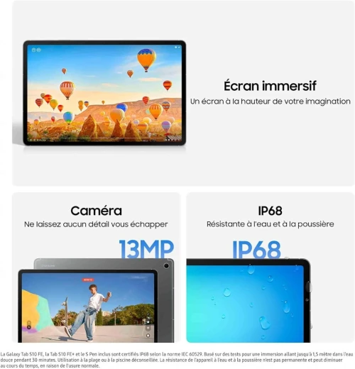 SAMSUNG GALAXY TAB S10 FE 12/256GB WIFI