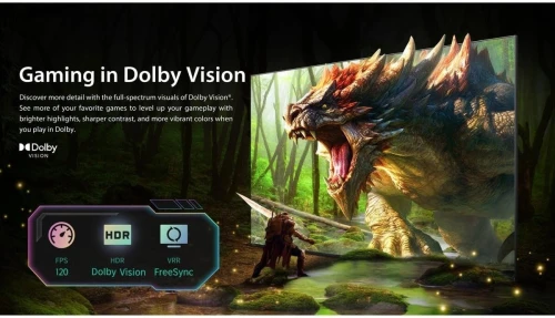 TELEVISEUR TOSHIBA 75" Z670 SMART TV VIDAA GAMING 144HZ QLED