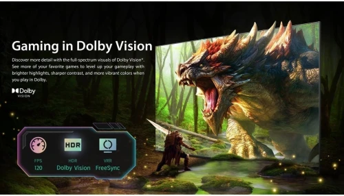 TV TOSHIBA 55" Z670 SMART TV VIDAA GAMING 144HZ QLED
