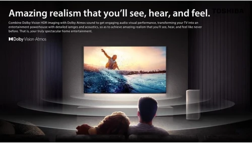 TELEVISEUR TOSHIBA 75" Z670 SMART TV VIDAA GAMING 144HZ QLED