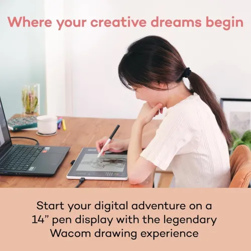 WACOM ONE ECRAN INTERCATIF 14" AVEC STYLET