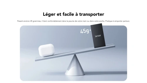 LEXAR DISQUE DUR EXTERNE SL300 1TB 1050MB/S