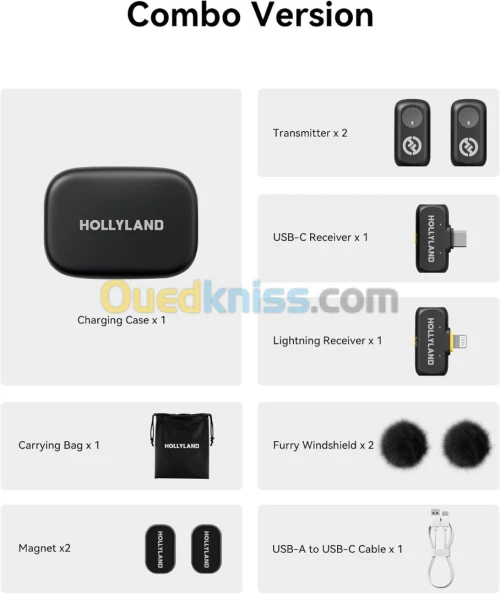 MICROPHONE HOLLYLAND LARK A1 COMBO