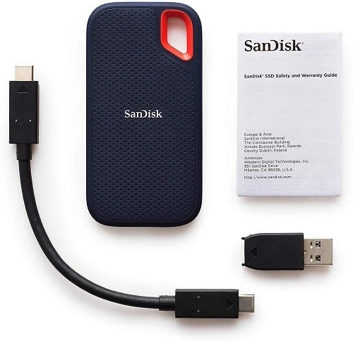 DISQUE DUR EXTERNE SANDISK EXTREME PORTABLE SSD 2TB