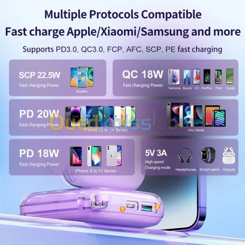 JOYROOM POWER BANK JELLY SERIES MINI 22.5W / 10000MAH