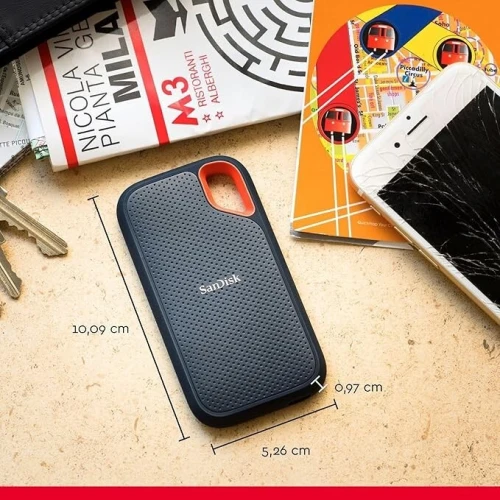 DISQUE DUR EXTERNE SANDISK EXTREME PORTABLE SSD 2TB