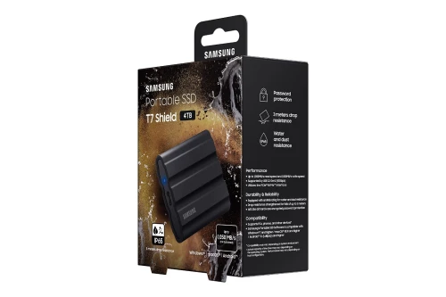 DISQUE DUR EXTERNE SAMSUNG T7 SHIELD 4TB